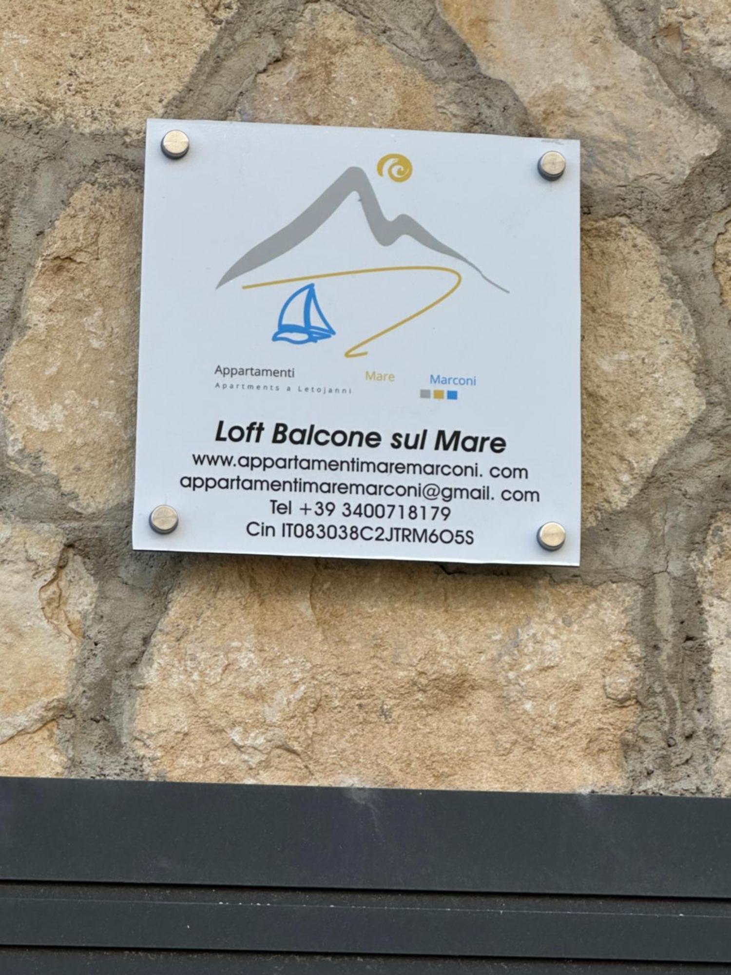 Apartament Loft Balcone Sul Mare Letojanni Zewnętrze zdjęcie